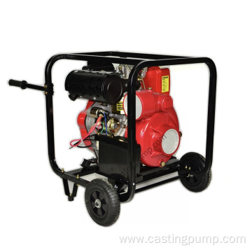High Head 4x4 casting iron pump Diesel engine